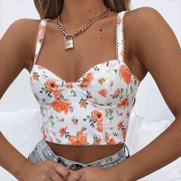 floral print bustier women cami backless zipper spaghetti strap cropped corset slim fit bodycon summer streetwear vest, White
floral print bustier women cami backless zipper spaghetti strap cropped corset slim fit bodycon summer streetwear vest, White