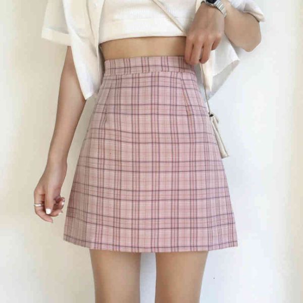 skirts a-line short skirt high waisted preppy mini plaid summer skirts pink ivory, Black
skirts a-line short skirt high waisted preppy mini plaid summer skirts pink ivory, Black