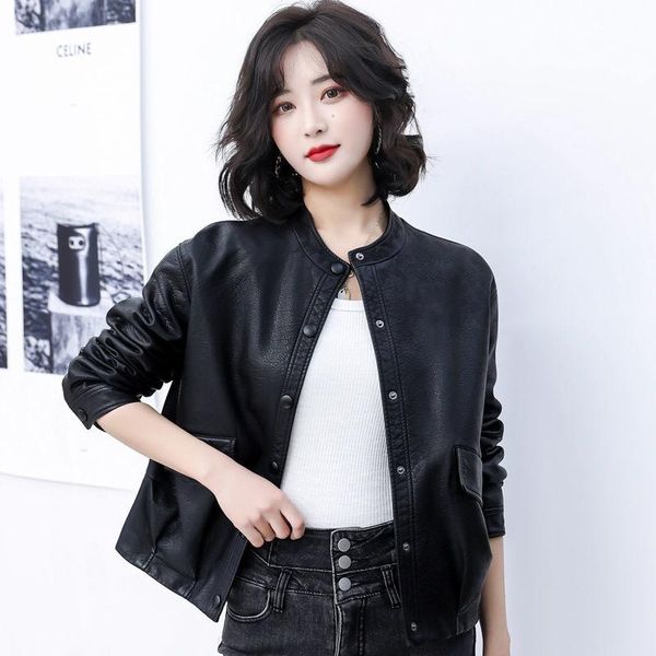 Women's Leather & Faux Women Autumn Solid Short Jacket Office Work Biker Coat Pu Outwear Plus Size 4XL X632, Black
Women's Leather & Faux Women Autumn Solid Short Jacket Office Work Biker Coat Pu Outwear Plus Size 4XL X632, Black