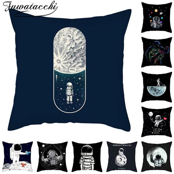 cushion/decorative pillow fuwatacchi cartoon the astronauts cushion cover black tone printed for home decorative rocket pillowcase
cushion/decorative pillow fuwatacchi cartoon the astronauts cushion cover black tone printed for home decorative rocket pillowcase