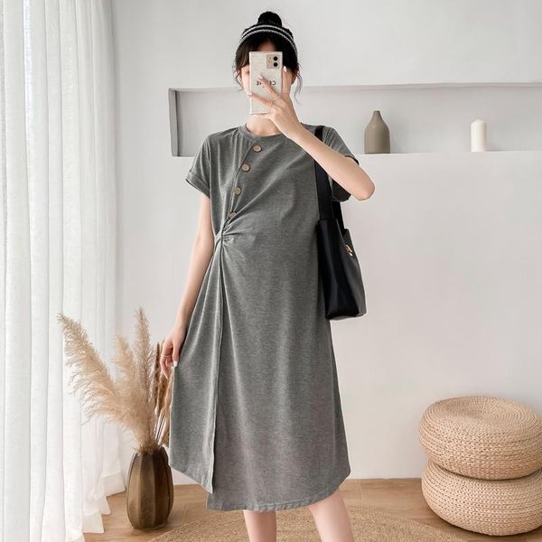maternity dresses 71662# dress summer o neck korean style loose a line pregnant women plus size mom, White
maternity dresses 71662# dress summer o neck korean style loose a line pregnant women plus size mom, White
