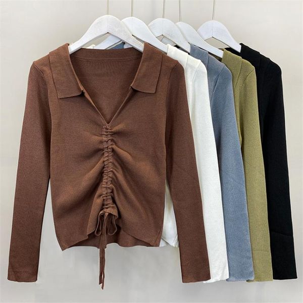 women's sweaters autumn winter knitwear korean clothes knitted sweater solid basic undershirt pullover jumper pull femme, White;black
women's sweaters autumn winter knitwear korean clothes knitted sweater solid basic undershirt pullover jumper pull femme, White;black