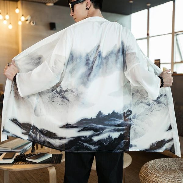 ethnic clothing kimono man haori japan japanese clothes men's shirt harajuku japanse streetwear blouse male, Red
ethnic clothing kimono man haori japan japanese clothes men's shirt harajuku japanse streetwear blouse male, Red
