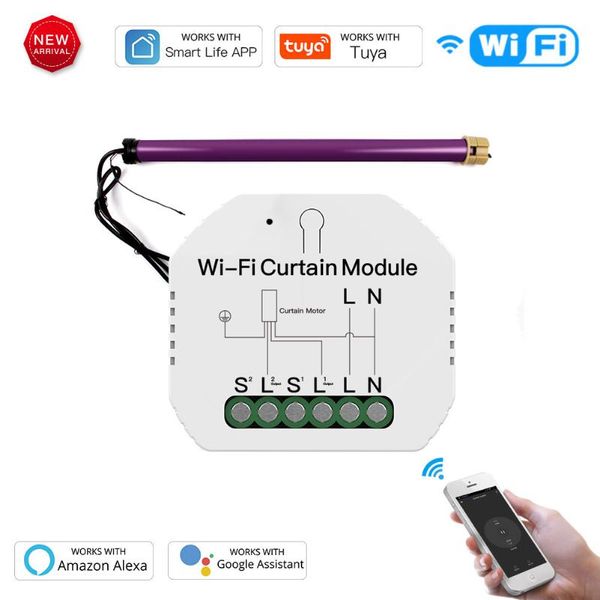 smart home control tuya wifi roller blind curtain switch module with remote can be used for google alexa
smart home control tuya wifi roller blind curtain switch module with remote can be used for google alexa