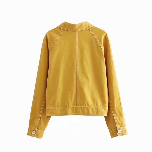 jackets korean style yellow single-breasted long-sleeved open-stitch workwear women's jacket harajuku sweet lapel chic female coat, Black;brown
jackets korean style yellow single-breasted long-sleeved open-stitch workwear women's jacket harajuku sweet lapel chic female coat, Black;brown