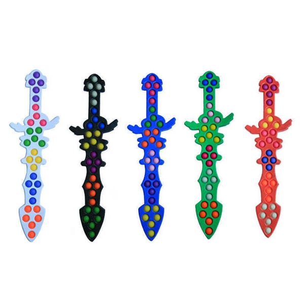 2021 halloween fidget pioneer sword knife toy push poppers bubbles finger children's rainbow 56cm puzzle sensory decompression toy boar
2021 halloween fidget pioneer sword knife toy push poppers bubbles finger children's rainbow 56cm puzzle sensory decompression toy boar