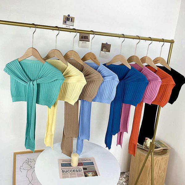 knitted women shrug elegant solid color preppy style shoulder wraps false autumn sweater shawls w136 210526, White;black
knitted women shrug elegant solid color preppy style shoulder wraps false autumn sweater shawls w136 210526, White;black