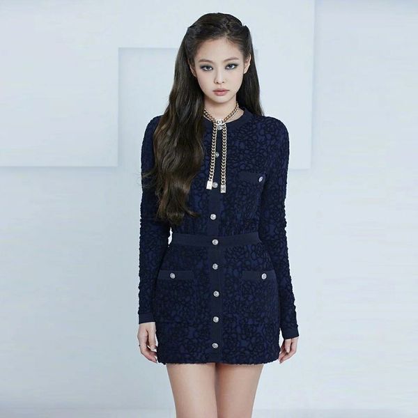 dresses new runway navy blue knitting women round collar single-breasted long sleeve mini sweater dress, Black;gray
dresses new runway navy blue knitting women round collar single-breasted long sleeve mini sweater dress, Black;gray