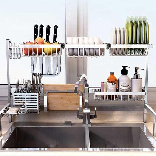 kitchen storage & organization stainless steel diy rack shelf dish eco friendly multifunctional drainage accessories organizer
kitchen storage & organization stainless steel diy rack shelf dish eco friendly multifunctional drainage accessories organizer