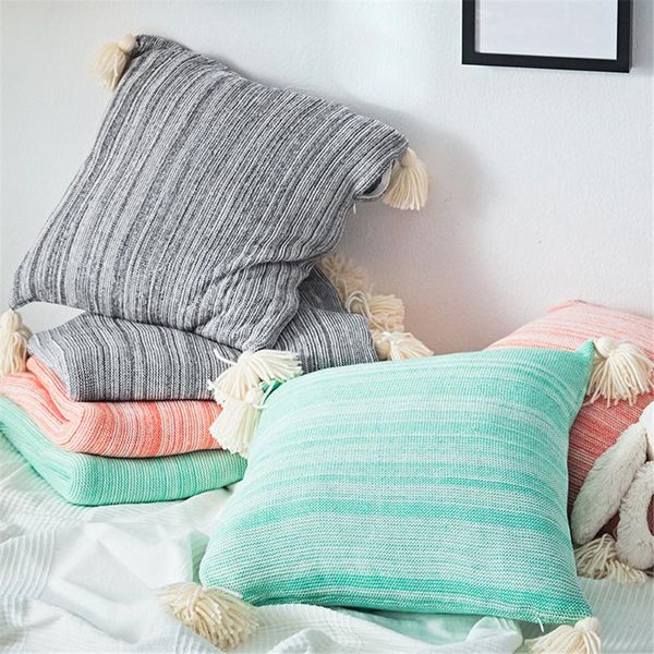 cushion/decorative pillow mint green knitting cushion cover with tassels 45*45cm nordic case coussin home office sofa crocheting pillows xma
cushion/decorative pillow mint green knitting cushion cover with tassels 45*45cm nordic case coussin home office sofa crocheting pillows xma