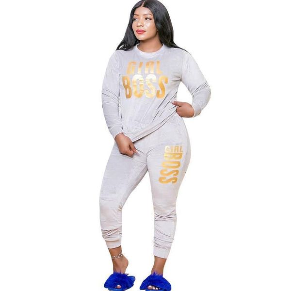 spring street girl style womens pants sets long sleeve round neck v elastic letters 3 color two piece, White
spring street girl style womens pants sets long sleeve round neck v elastic letters 3 color two piece, White