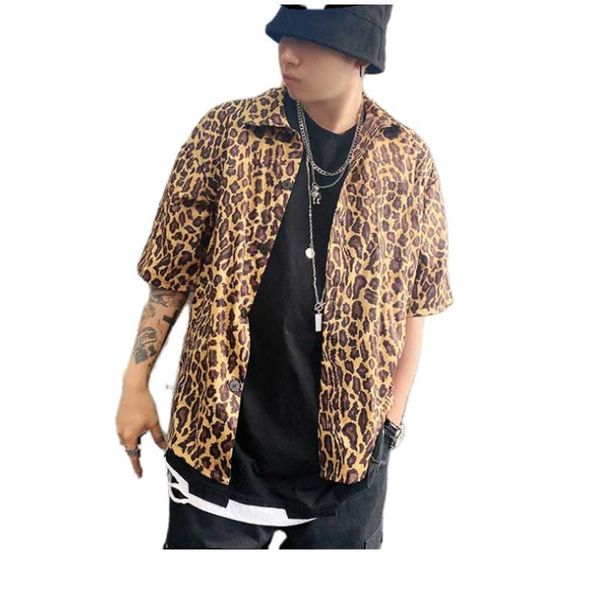 men's casual shirts -xxloriginal custom leopard print shirt net red hip-hop short-sleeved loose nightclub tide, White;black
men's casual shirts -xxloriginal custom leopard print shirt net red hip-hop short-sleeved loose nightclub tide, White;black