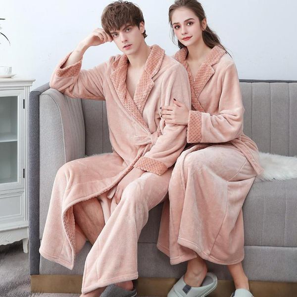 women's sleepwear lovers autumn/winter flannel robe oversized nightgown men thicken sleeprobe nightrobe casual warm bathrobe homerobe 3, Black;red
women's sleepwear lovers autumn/winter flannel robe oversized nightgown men thicken sleeprobe nightrobe casual warm bathrobe homerobe 3, Black;red