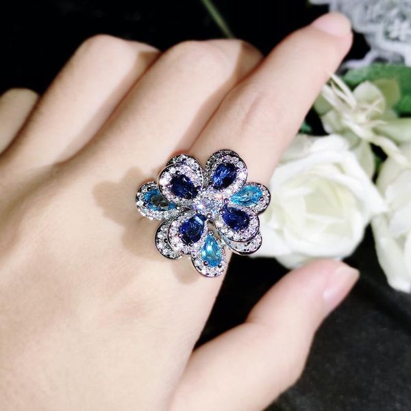 earrings & necklace charm multi layer flower ring luxury inlay shiny cubic zirconia europe america fine jewelry women's wedding party s, Silver
earrings & necklace charm multi layer flower ring luxury inlay shiny cubic zirconia europe america fine jewelry women's wedding party s, Silver