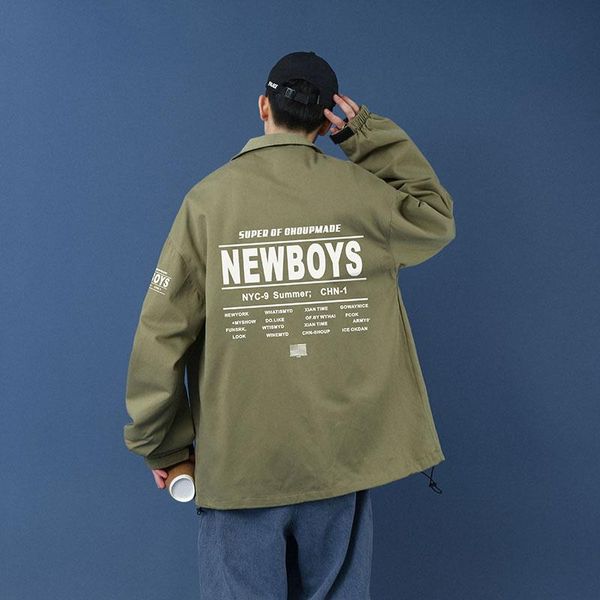 men's jackets teens back letter print jacket for korean fashion trends clothing male harajuku streetwear mens loose fit windbreaker shi, Black;brown
men's jackets teens back letter print jacket for korean fashion trends clothing male harajuku streetwear mens loose fit windbreaker shi, Black;brown