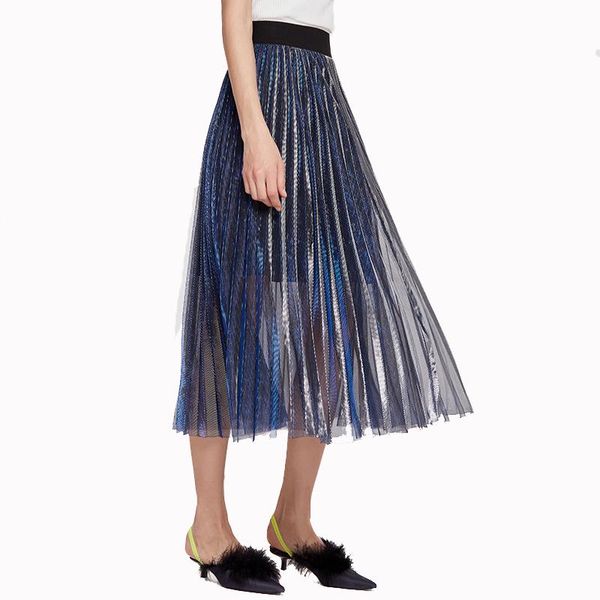 skirts autumn solid slim thin long pleated elastic europe and america midi skirt high waist elegant streamer for women, Black
skirts autumn solid slim thin long pleated elastic europe and america midi skirt high waist elegant streamer for women, Black