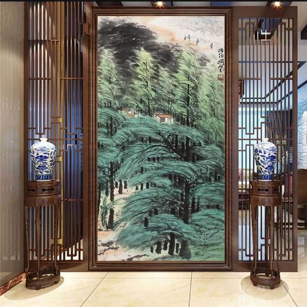 wallpapers drop custom wallpaper ink painting landscape porch corridor wall decoration in the background
wallpapers drop custom wallpaper ink painting landscape porch corridor wall decoration in the background