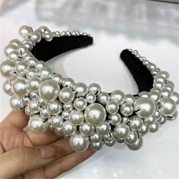 big headband for women, handmade pearls hairband,beaded jewelry, hair accessories girls,crown , 210707, Silver
big headband for women, handmade pearls hairband,beaded jewelry, hair accessories girls,crown , 210707, Silver
