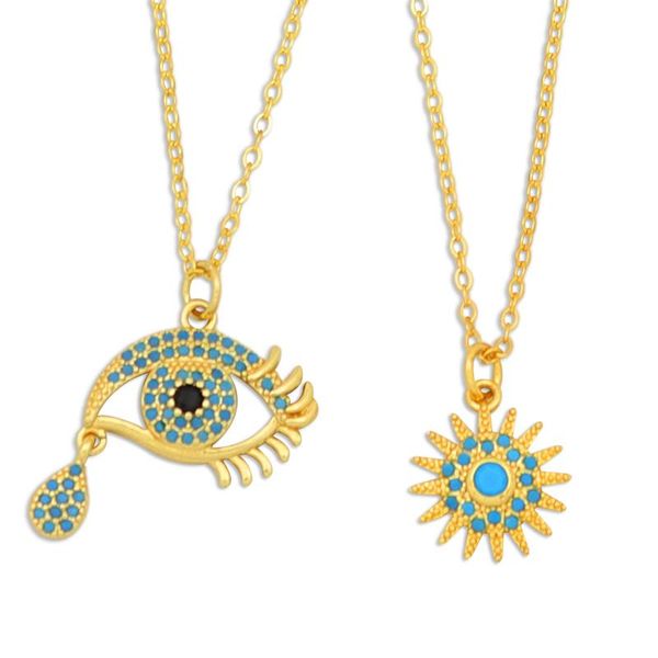 pendant necklaces charm luck turkey blue evil eye necklace for woman fashion jewelry small stone sun shaped zirconia, Silver
pendant necklaces charm luck turkey blue evil eye necklace for woman fashion jewelry small stone sun shaped zirconia, Silver