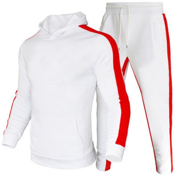 men's tracksuits autumn hooded sportswear 2-piece set fleece lining sweatshirt fashion casual pullover and sweatpants, Gray
men's tracksuits autumn hooded sportswear 2-piece set fleece lining sweatshirt fashion casual pullover and sweatpants, Gray