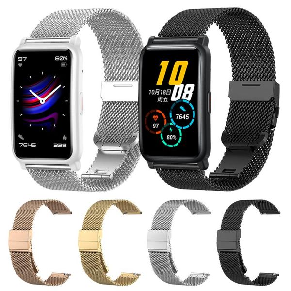 watch bands metal mesh belt milanese strap for huawei honor es smartwatch wrist band bracelet replace watchband, Black;brown
watch bands metal mesh belt milanese strap for huawei honor es smartwatch wrist band bracelet replace watchband, Black;brown