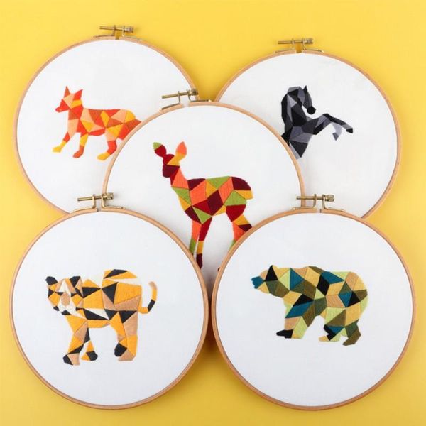 other arts and crafts diy animals embroidery set needlework tools abstract geometric printed fabric round sewing craft kit
other arts and crafts diy animals embroidery set needlework tools abstract geometric printed fabric round sewing craft kit