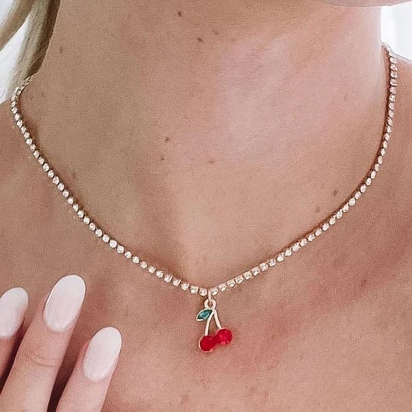 pendant necklaces yc-upgo 2021 geometry fashion gold for women simple crystal cherry chain female necklace jewelry wholesale, Silver
pendant necklaces yc-upgo 2021 geometry fashion gold for women simple crystal cherry chain female necklace jewelry wholesale, Silver