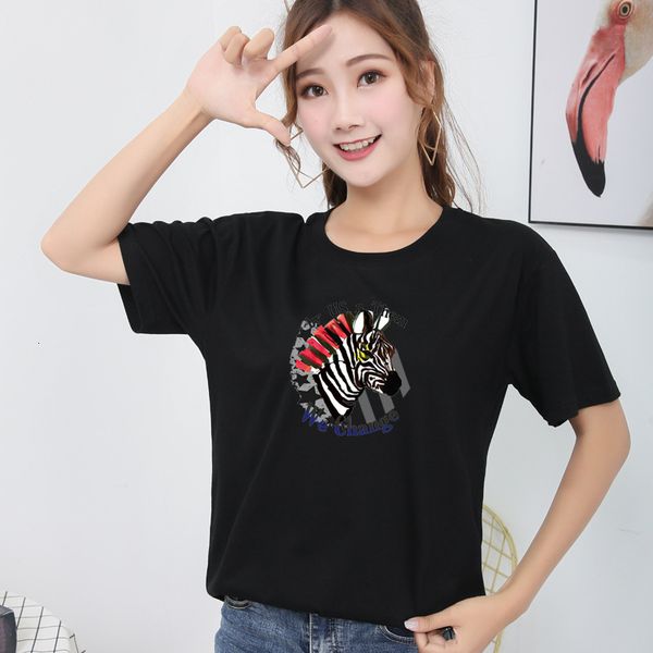 tee 2021 european and american classic summer ladies leisure breathable short sleeve t-shirt, White
tee 2021 european and american classic summer ladies leisure breathable short sleeve t-shirt, White