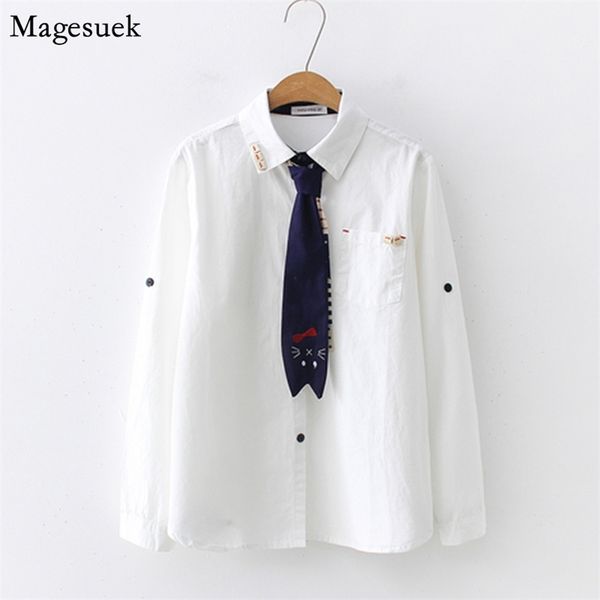 fashion korean cotton long sleeve cute women shirts cartoon tie white blouse leisure preppy ladies plus size 7439 50 210512
fashion korean cotton long sleeve cute women shirts cartoon tie white blouse leisure preppy ladies plus size 7439 50 210512