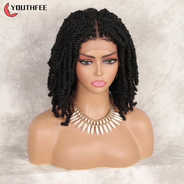 synthetic wigs youthfee short braided with baby hair 4x4 lace area bob braids wig for black women twist knotless braid
synthetic wigs youthfee short braided with baby hair 4x4 lace area bob braids wig for black women twist knotless braid