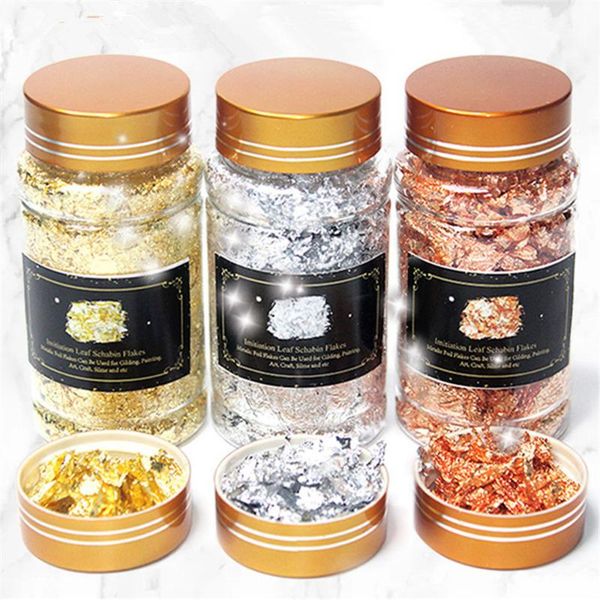 10g gold silver foil nail art stickers nails decoration sequins for charms diy accessories 3d decorations, Silver;gold
10g gold silver foil nail art stickers nails decoration sequins for charms diy accessories 3d decorations, Silver;gold