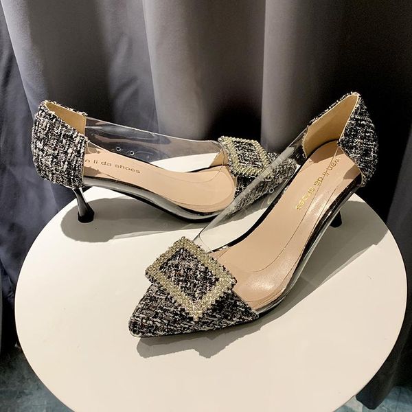 dress shoes women fashion plaid translucent pointed stilettos casual shoe elegant pumps concise high-heeled u28-14, Black
dress shoes women fashion plaid translucent pointed stilettos casual shoe elegant pumps concise high-heeled u28-14, Black