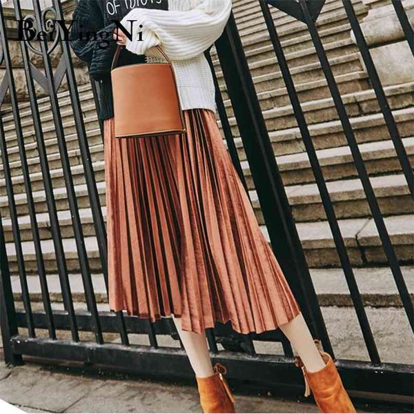 skirt women autumn winter gold velvet s casual solid 12colors high elastic waist pleated midi vintage kpop 210506, Black
skirt women autumn winter gold velvet s casual solid 12colors high elastic waist pleated midi vintage kpop 210506, Black