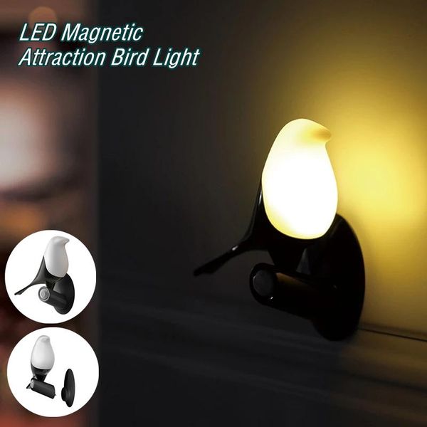 1pc creative bird shaped led night light motion sensor usb charging wall lamp for kids room beds
1pc creative bird shaped led night light motion sensor usb charging wall lamp for kids room beds
