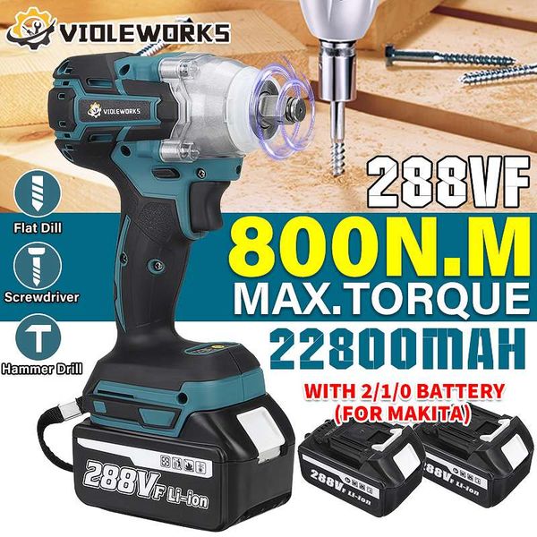 new 22800mah 288vf brushless electric impact wrench 1/2 lithium-ion battery 6200rpm 800 n.m torque 110-240v
new 22800mah 288vf brushless electric impact wrench 1/2 lithium-ion battery 6200rpm 800 n.m torque 110-240v