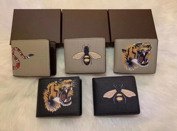 2021 animal pattern style mens wallet famous men wallets special canvas short small bifold wallet with box, Brown;gray
2021 animal pattern style mens wallet famous men wallets special canvas short small bifold wallet with box, Brown;gray