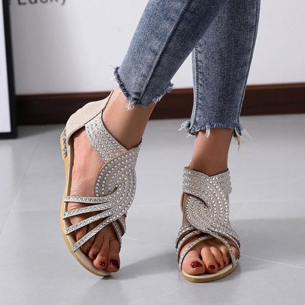 sandals 2021 summer women's pu leather diamond comfortable roman casual beach shoes versatile zq0395, Black
sandals 2021 summer women's pu leather diamond comfortable roman casual beach shoes versatile zq0395, Black