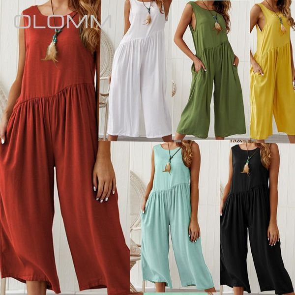 women's pants & capris 2021 selling slim-fit temperament slimming solid color multicolor vest jumpsuit, Black;white
women's pants & capris 2021 selling slim-fit temperament slimming solid color multicolor vest jumpsuit, Black;white