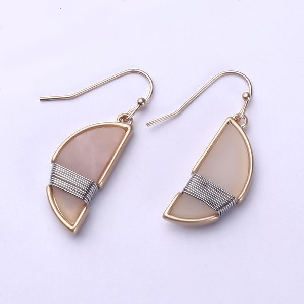 pink natural fashion stone earrings women's simple temperament earrings ear hook sales, Golden
pink natural fashion stone earrings women's simple temperament earrings ear hook sales, Golden