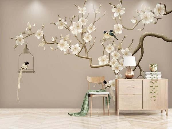 wallpapers cjsir 3d wallpaper hand-painted flower bird illustration magnolia hand painted tv backdrop for walls 3 d decor
wallpapers cjsir 3d wallpaper hand-painted flower bird illustration magnolia hand painted tv backdrop for walls 3 d decor