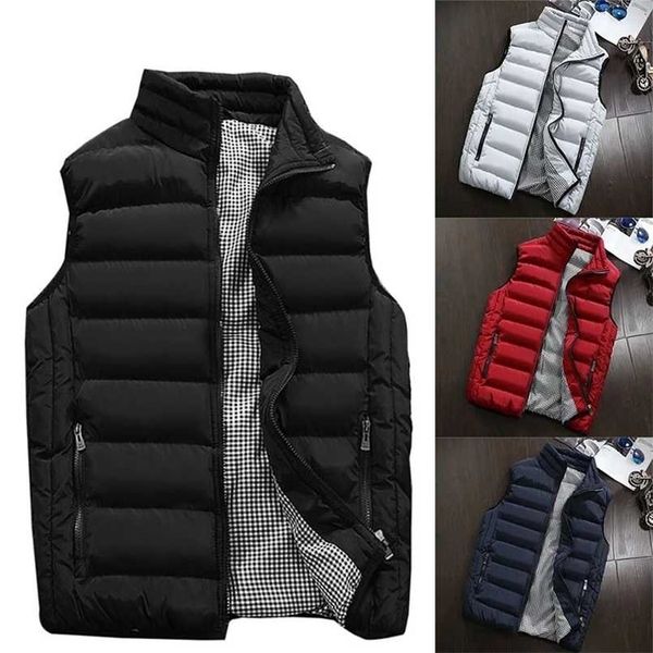 autumn winter men stylish vest mens warm sleeveless jacket waistcoat men's vest casual coats plus size 5xl men clothing 211104, Black;white
autumn winter men stylish vest mens warm sleeveless jacket waistcoat men's vest casual coats plus size 5xl men clothing 211104, Black;white