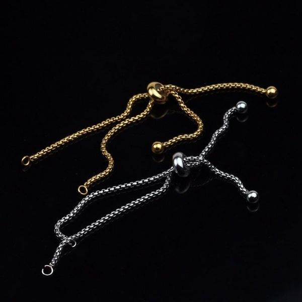 tennis 3 pcs/lot adjustable stainless steel slider chain for jewelry making diy loops connector pendants bracelets material lucky gift, Golden;silver
tennis 3 pcs/lot adjustable stainless steel slider chain for jewelry making diy loops connector pendants bracelets material lucky gift, Golden;silver
