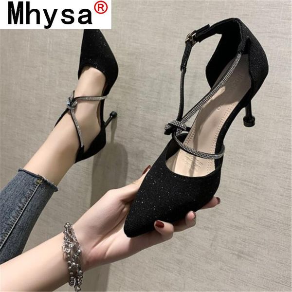 summer women's pumps fashion vintage buckle rhinestone women sandals outdoor open toe pointed party dress shoes, Black
summer women's pumps fashion vintage buckle rhinestone women sandals outdoor open toe pointed party dress shoes, Black