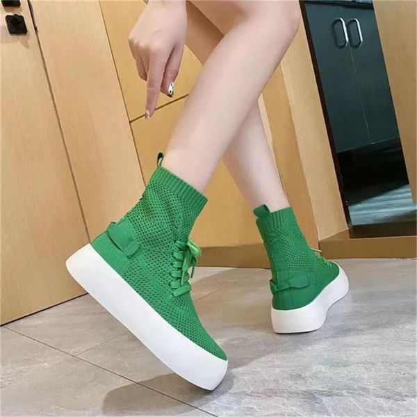 boots knitted mesh thick soled socks women's 2021 summer autumn versatile sports muffin bottom breathable round head shoes, Black
boots knitted mesh thick soled socks women's 2021 summer autumn versatile sports muffin bottom breathable round head shoes, Black
