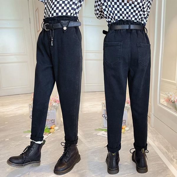jeans 2021 winter children casual loose thick warm denim pants kids solid color plus velvet girls spring fall slack trousers, Blue
jeans 2021 winter children casual loose thick warm denim pants kids solid color plus velvet girls spring fall slack trousers, Blue