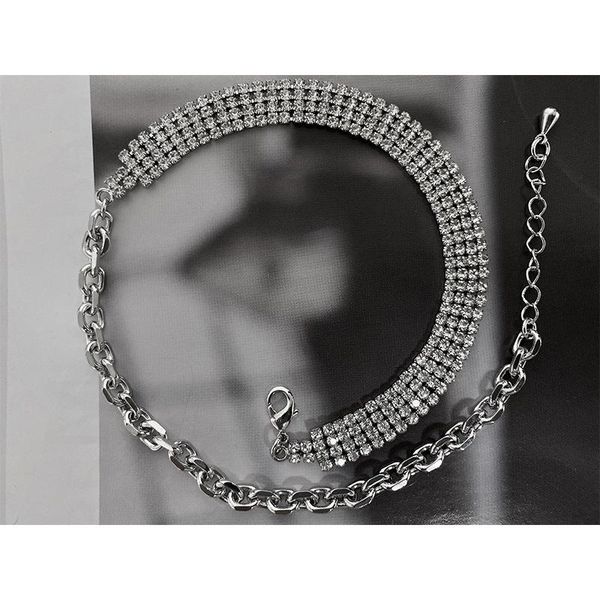 chains french fashion gemstone ladies necklace, Silver
chains french fashion gemstone ladies necklace, Silver