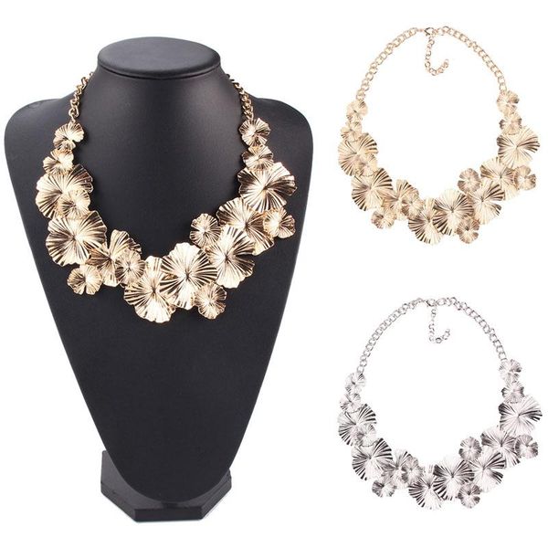 jewelry accessories exaggeration women's neck chain gold&silver color leaves pendant bib statement necklace for women necklaces
jewelry accessories exaggeration women's neck chain gold&silver color leaves pendant bib statement necklace for women necklaces