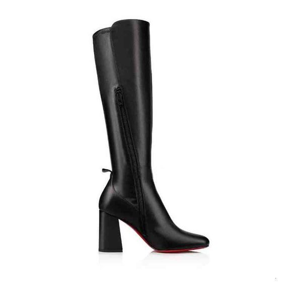 brands women elegant red bottom leathers long boot kronobotte knee boots chunky heels black soft calf leather lady booties
brands women elegant red bottom leathers long boot kronobotte knee boots chunky heels black soft calf leather lady booties