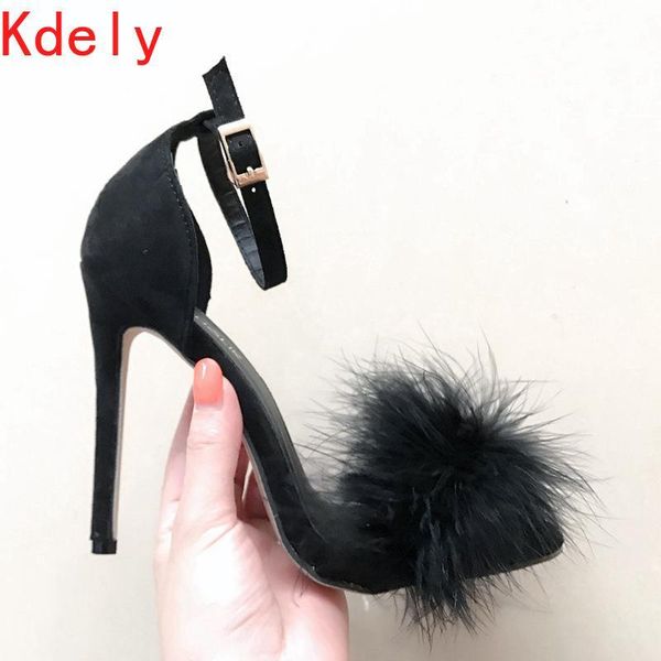 sandals fashion 11cm heels designers summer shoes women stiletto sandalen open toe fluff strappy thin high lace up fur j7f4, Black
sandals fashion 11cm heels designers summer shoes women stiletto sandalen open toe fluff strappy thin high lace up fur j7f4, Black