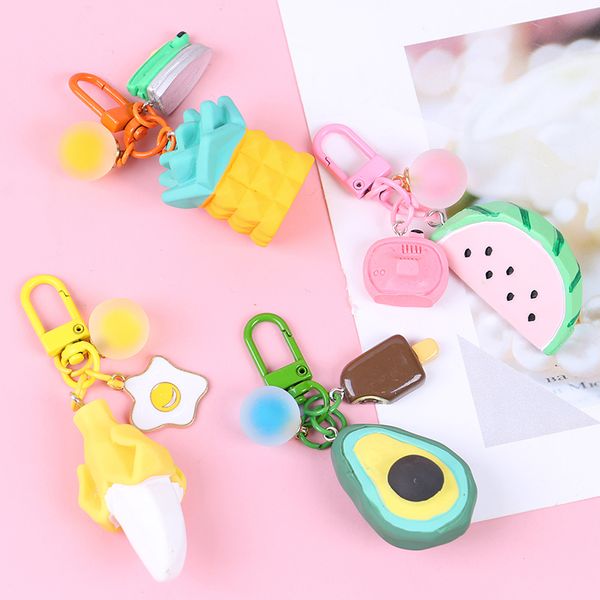 Watermelon Banana Avocado Pineapple Keychain Keyring For Women Jewelry Simulated Fruit Cute Car Key Holder Keyring
Watermelon Banana Avocado Pineapple Keychain Keyring For Women Jewelry Simulated Fruit Cute Car Key Holder Keyring